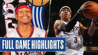 FULL GAME HIGHLIGHTS Allen Iverson Heats Up For 60 PTS in Philly [upl. by Yl]