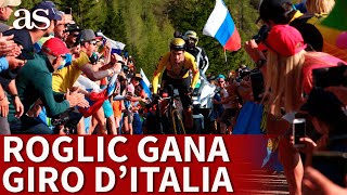 ROGLIC GANA EL GIRO DITALIA 2023  EXHIBICIÓN en la CRONOESCALADA del MONTE LUSSARI  Diario AS [upl. by Lovash]