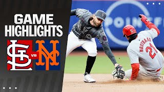 Cardinals vs Mets Game Highlights 42724  MLB Highlights [upl. by Juley501]