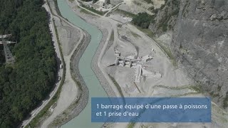 En 2020 EDF remplacera 5 barrages par un aménagement souterrain de 10 Km  Romanche Gavet [upl. by Kutzer]