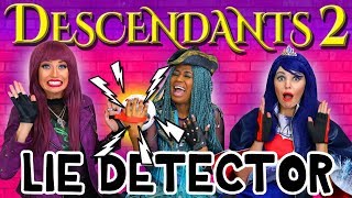 Descendants 2 Lie Detector Test with Uma Mal and Evie Totally TV [upl. by Ddet977]