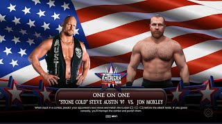 the great american bash spring playoffs 4 round   austin vs jon moxley  Best of 5 out of 3 [upl. by Fidole]