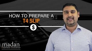 How to Prepare a T4 Slip [upl. by Edaw]