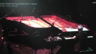 Ryuichi Sakamoto  Happy End  Playing the Piano in Seoul 2011 [upl. by Braswell]