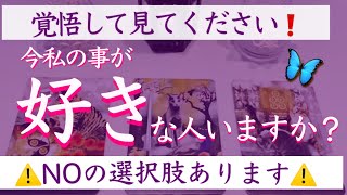 【NOの選択肢あります⚠️】今私の事が好きな人はいますか？タロット、タロット占い、恋愛 [upl. by Ramah]