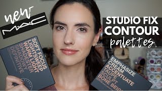 MAC Studio Fix Sculpt  Shape Contour Palette  Demo  Swatches of Both Palettes [upl. by Winson]