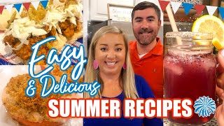 EASY SUMMER RECIPES  JULY 4TH APPETIZERS  COOK WITHME  JESSICA ODONOHUE [upl. by Harland]