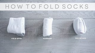 3 Simple ways to Fold Socks  Judi the Organizer [upl. by Boulanger]