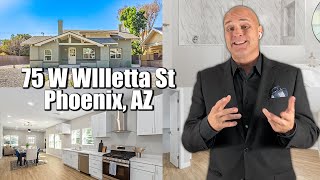 75 W Willetta Phoenix AZ Historic Home For Sale 6023216188 RLS8GUY [upl. by Pufahl]