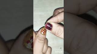 Easy nail art design nails nailsart trending shortvideo [upl. by Chaing343]