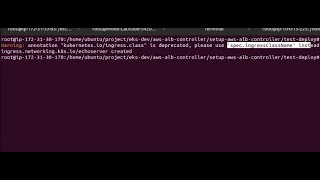 How to solve kubernetes kubernetesioingressclass is deprecated please use specingressClassName [upl. by Maximilian]