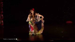 Turkish Gypsy Dance  Roman Havası  Turkiz ve Argaman 2011  Sophie Armoza [upl. by Norene]