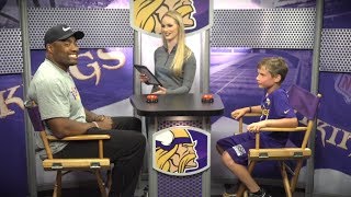 Everson Griffen Takes on a Young Vikings Fan in ‘Are You Smarter Than a Player [upl. by Elayor]