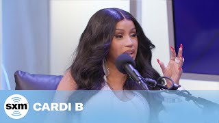 Cardi B Talks Her New Song quotBongosquot with Megan Thee Stallion [upl. by Harrus302]