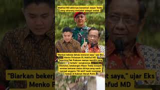 Mayor Teddy di komentari Mahfud MD shorts [upl. by Reeva]