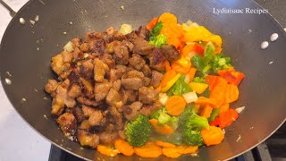 The Secret to Making The Best Stir Fry  Turkey Stir Fry Recipe [upl. by Suivart]