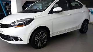 All New Tata Tigor Exterior and InteriorWhiteBrownSilverBlue 1080p [upl. by Ardnuasac]