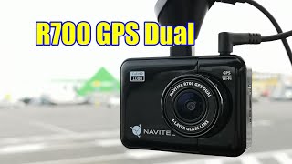 Navitel R700 GPS Dual  nagrania z tylnej kamery w dzień t297 [upl. by Rehteh]