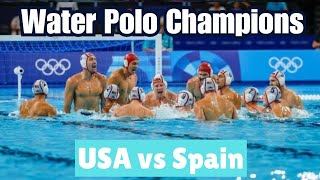 USA’s Water Polo Heroes Bronze Medal Victory at Paris 2024 [upl. by Kariotta]