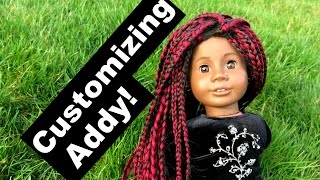 Customizing my American Girl doll Addy [upl. by Recnal]