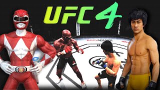 Red Ranger Power Rengers vs Bruce Lee  EA sports UFC 4 [upl. by Sexton]