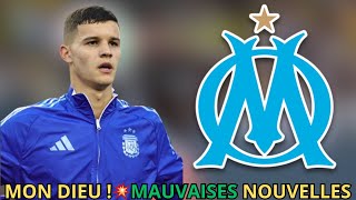 💣🚨MON DIEU 💥MAUVAISES NOUVELLES  🔵⚪DERNIÈRES NOUVELLES DE LOLYMPIQUE DE MARSEILLE  om [upl. by Bernstein562]