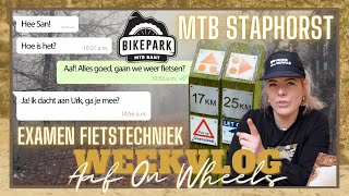 MOUNTAINBIKE TIP NEDERLAND🇳🇱 MTB PARCOURS STAPHORST URK BIKEPARK BANT・VLOG 127 Aaf on Wheels© [upl. by Ahseikram]