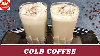 Cold coffee Recipecold coffee with icecreamHow to make cold coffee [upl. by Akinnej]