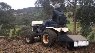 Bolens HT20 Tractor with Kohler engine and Rotary Hoe [upl. by Susette998]