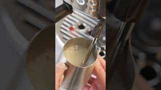 How To Steam Milk LIKE A PRO Using Breville Bambino Plus shorts [upl. by Azeel660]