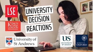 University Decision Reactions  Oxford KCL   International student [upl. by Larimer]