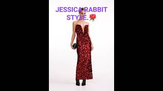 jessica rabbit style sparkly dresses🌹🌹🌹 [upl. by Ulani]