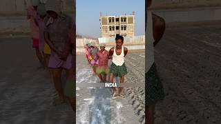 Sea salt production in India shorts [upl. by Elisa347]