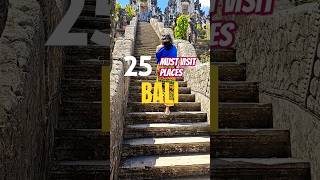 25 Must Visit Places in BALI  Places to visit in Bali  Travel Guide  Bal Vlogs [upl. by Eilzel]