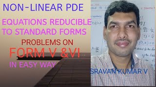 NONLINEAR PDE FORMV PROBLEMS IN TELUGU [upl. by Leddy]