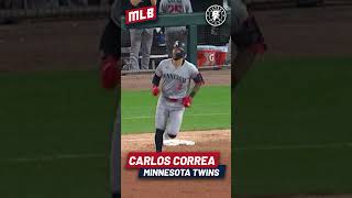 CARLOS CORREA CON IMPONENTE HOME RUN VS WHITE SOX mlb carloscorrea minnesotatwins [upl. by Iyre]