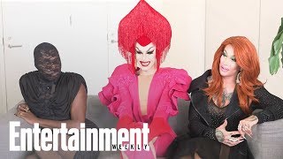 RuPauls Drag Race Champ Sasha Velour Crashes Season 10 Interview  Entertainment Weekly [upl. by Pradeep207]