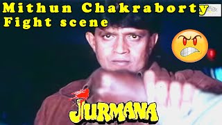 Mithun Chakraborty fight scene  Jurmana  Hindi Action Drama Movie [upl. by Sosanna]