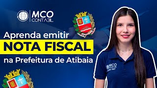 Como Emitir Nota Fiscal na Prefeitura de Atibaia [upl. by Laine]