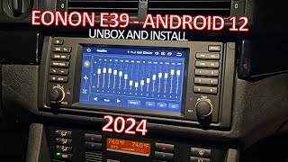 BMW e39 Eonon Android Radio Unboxing and Install [upl. by Oderfodog398]