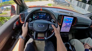 2024 Ford Ranger Raptor POV Drive  Code Orange [upl. by Alliuqal]