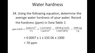 Water Hardness [upl. by Teraj812]