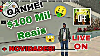 LIVE ON 🔴 100 MIL NA CONTA GTA BRL ANDROID 📱🎮🔴 Part 2 [upl. by Creigh]