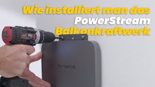 Wie installiert man das EcoFlow PowerStream Balkonkraftwerk [upl. by Annavaig]