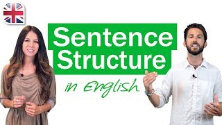 English Sentence Structure  English Grammar Lesson [upl. by Madaras]