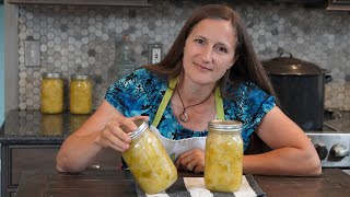 Homemade Sauerkraut in Mason Jars  Canning and Fermenting Sauerkraut Recipe [upl. by Hamforrd]