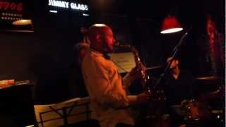 Miguel Zenón Quartet Hans Glawischnig solo at Jimmy Glass Jazz Bar [upl. by Errol966]