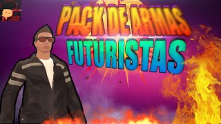 PACK DE ARMAS FUTURISTAS GTA SA ANDROID [upl. by Horan]