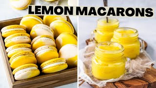 LEMON MACARONS VIDEO [upl. by Irabaj]