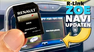 Renault ZOE Phase 1 RLink Navi Karten updaten  So wird es gemacht  Einfache Anleitung [upl. by Yatnoed592]